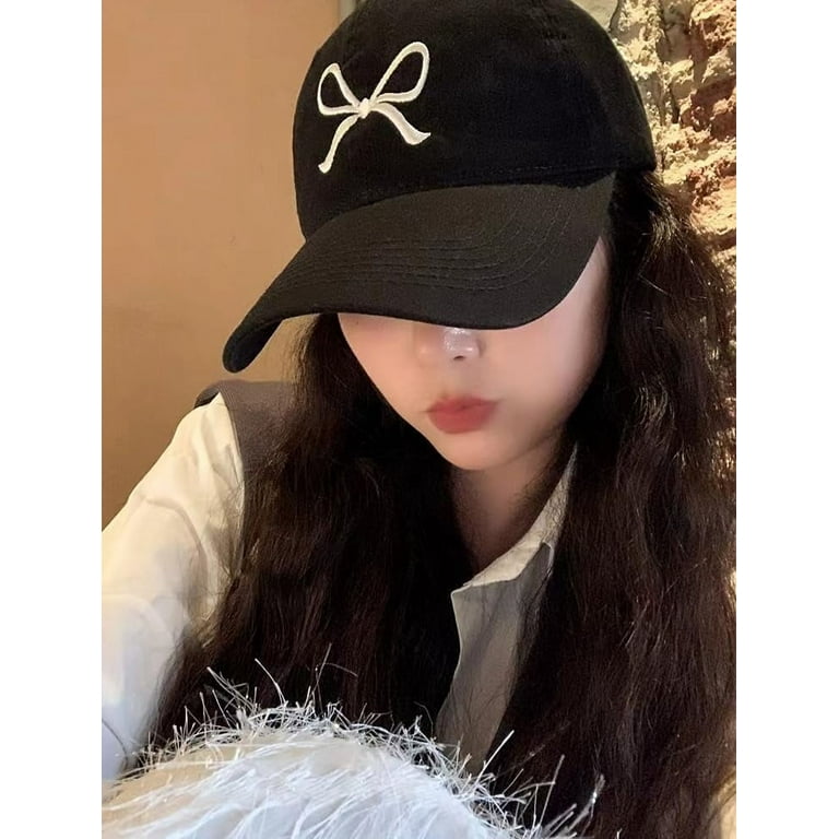 5 Pack Bow Baseball Cap Adjustable Y2K Fashion Trucker Hat for Hiking Travel Trendy Bow-Tie Baseball Cap for Women and Men Trucker Hats  main image 4