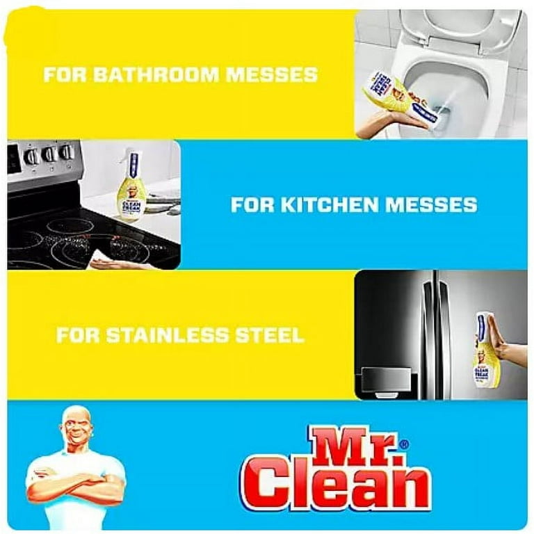 Mr. Clean 79130 Clean Freak Deep Cleaning Mist All-Purpose Spray Cleaner  with Lemon Zest Refill 16 fl. oz. - 6/Case