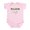 Petal Pink, variant on CafePress - Major Cutie Infant Bodysuit - Baby Light Bodysuit, Size Newborn - 24 Months