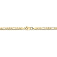 thumbnail image 3 of FJC Finejewelers 14k Yellow Gold 2.75mm Flat Figaro Bracelet, 3 of 4