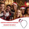 thumbnail image 3 of Ygjytge Conjunto De Diademas Navideñas Adornos Para La Cabeza Para Cosplay (Feliz Navidad) Ygjytge Para estrenar, 3 of 9