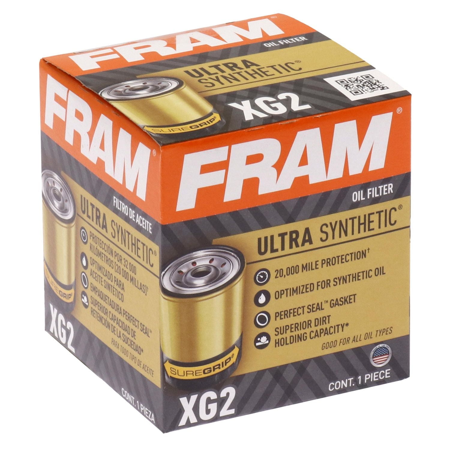 Filtre à huile XG2 Ultra Synthetic de FRAM