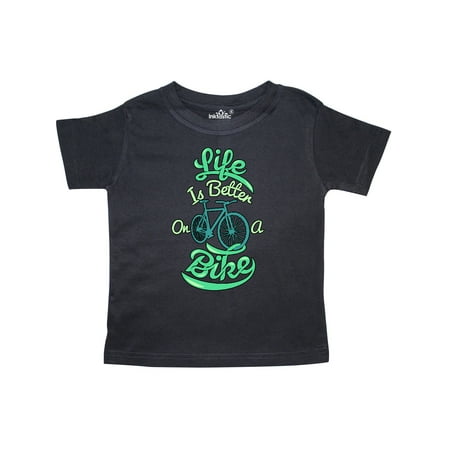 

Inktastic Life Is Better On A Bike Gift Toddler Boy or Toddler Girl T-Shirt