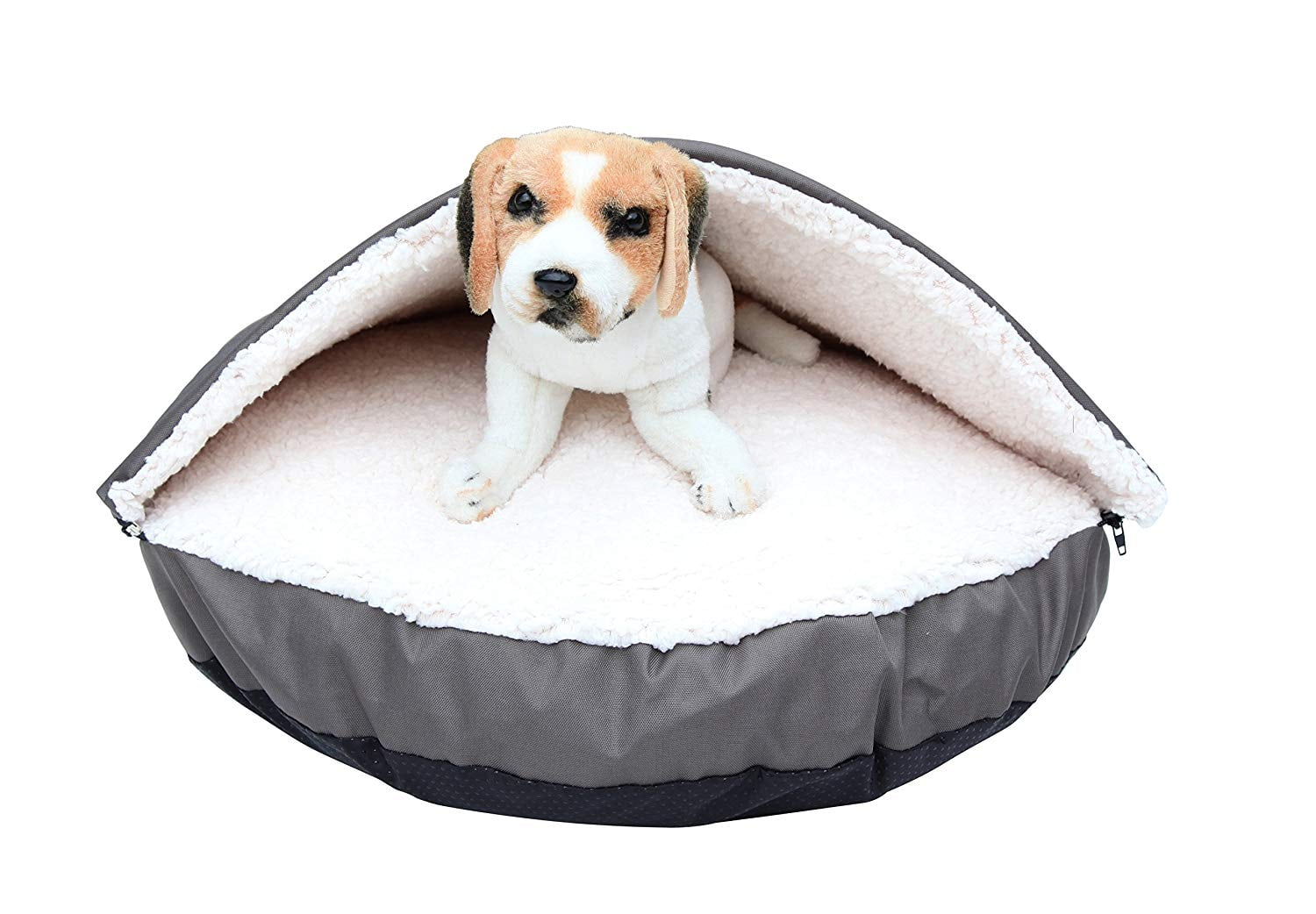Photo 1 of HappyCare Textiles Round Covered/Pillow Cat & Dog Bed w/Removable Cover
