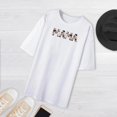 thumbnail image 3 of Camiseta estampada para mujer, Tops sencillos y cómodos, camiseta básica suave, Top de manga corta para senderismo en casa, senderismo, uso diario en S, 3 of 10