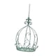 thumbnail image 3 of Soporte colgante para flores con forma de corona, para uso exterior, decoración de patio, 25 x 35 cm Verde, 3 of 9