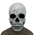thumbnail image 2 of Disfraz de cosplay con forma de calavera de terror para Halloween, casco de látex, 2 of 2