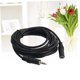 thumbnail image 4 of unbranded Cable De Extensión De Audio Negro Con Conectores Niquelados Para Usar En Automóvil Y Dispositivos 35 Mm, 4 of 8