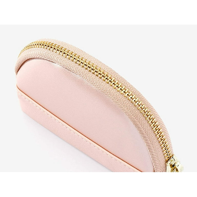 YOUI-GIFTS Shell Shape Coin Purse Round Zipper Pouch Multi Use Change Pouch  Cute Storage Bag Portable PU Wallet 