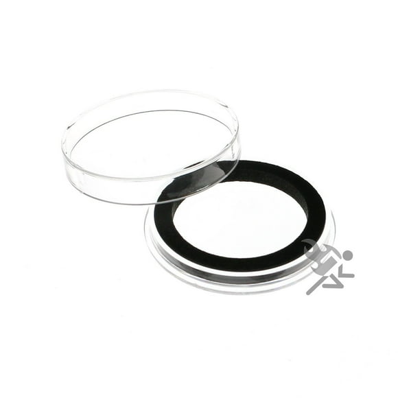 Air-Tite High Relief 38Mm Black Ring Coin Capsules For 2Oz Queen'S Beast 3 Pack