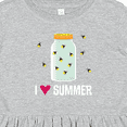 thumbnail image 4 of Inktastic I Love Summer Cute Fireflies Girls Toddler Dress, 4 of 5