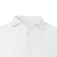 thumbnail image 6 of hotojiny Men's Button down Shirt Short Sleeve Classic Fit Plaid Shirt Casual Summer Beach Wedding Top Vaction Outfit, 6 of 6
