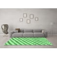 thumbnail image 3 of Ahgly Company Indoor Round Solid Emerald Green Modern Area Rugs, 7' Round, 3 of 4