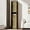 Gray, variant on Oufan Tall Cabinet, Slim Storage Cabinet, Narrow Freestanding Floor Cabinet with 1 Drawer & 2 Barn Doors for Bathroom, Living Room, Entryway,Kitchen, 14" D x 11" W x 69" H, White