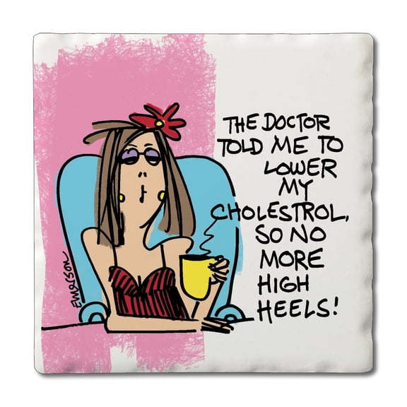 Thirstystone High Heels Single Tumbled Tile Coaster Create Your Own Set