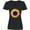 Yellow, variant on Inktastic Summer Sunflower Women's V-Neck T-Shirt