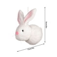 thumbnail image 3 of hulanddfd Easter Felt Bunny Ornaments, Cute Bunny Plushes Pendants Easter Hanging Decorations for Wall Tree Mantle Spring Party Favors(White), 3 of 6