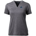 thumbnail image 2 of Women's Cutter & Buck  Heather Charcoal New Hampshire Wildcats  DryTec Forge Stretch V-Neck Blade Top, 2 of 3
