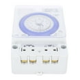thumbnail image 2 of Cergrey Electronic Timer Switch,TB‑388 24 Hours Time Switch Programmable Quartz Controlled Stepper Motor Timer AC100‑240V 50/60Hz,Timer Switch, 2 of 8