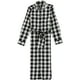 thumbnail image 1 of Ralph Lauren Womens Buffalo Check Belted Shirt Dress, black, 4, 1 of 2