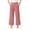 Pink, variant on Maean Girls Uniform Pants Kids Wide Leg High Waist Dress Pants Casual Trousers with Pockets 5-14 Years