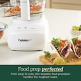 thumbnail image 5 of Cuisinart 9-Cup Continuous Feed Food Processor with Fine and Medium Reversible Shredding and Slicing Disc, Universal Blade, Continuous-Feed Attachment, and In-Bowl Storage (White), 5 of 5