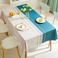 thumbnail image 1 of PVC cloth art waterproof and oil proof tea several rectangular camping table cloth tablecloth, 1 of 5