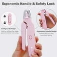 thumbnail image 6 of Oazouf Electric Dog Cat Nail Clippers Trimmer with LED Light Durable Grinder for Large Medium Small Dogs Cats Pets, Pink, 6 of 11