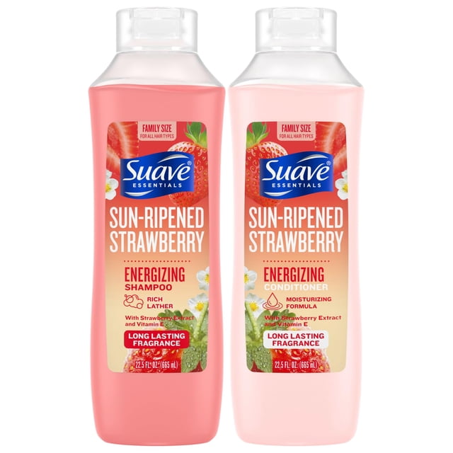 Set de champú y acondicionador Suave Sun-Ripened Strawberry