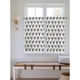 thumbnail image 2 of Palm Tree Bathroom Window Curtain, Farmhouse Summer Botanical Green Tropical Plants Light Filtering Coffee Kitchen Curtains, Bedroom Living Room Curtains 2 Panel 84"x54", 2 of 6