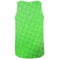 thumbnail image 2 of D20 Gamer Critical Hit and Fumble Green Pattern All Over Mens Tank Top Multi LG, 2 of 2