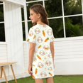 thumbnail image 6 of Grblisyd Girls Dress Summer Cute Animal Print A Line Short Sleeve Crew Neck T-Shirt Dress for Kids Casual 3-12 Y, 6 of 6