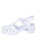 thumbnail image 2 of Women's Sugar-01 Low Heel Jelly Slingback Sandal White, 2 of 3