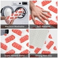 thumbnail image 4 of Non Slip Door Mat, cartoon steak pattern Fast Drying Bath Tub Mats, Absorbent Bathroom Rugs Entrance Welcome Mat, Bath MatS for Tub, Floor, Home, Kitchen, Hotel,16x24in, 4 of 6