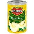 (4 pack) DEL MONTE Sliced Bartlett Pears, Canned Fruit, 15.25 oz Can