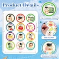 thumbnail image 7 of WaaHome 36Pcs Class of 2024 Graduation Stickers Labels Cute Animals Gift Tag Label 1.5" Graduation Envelope Seals Cartoon Cap Label for Card Envelope Seals Boy Girl Preschool Graduation Party, 7 of 7