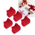 thumbnail image 3 of Cinta De Gasa, Cinta De Gasa Roja Con Flecos Hechos A Mano, Exquisitos 5 Rollos Decorativos Para Manualidades, 3 of 7