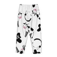 thumbnail image 5 of Junzan Cute Cow And Milk Stains Women'S Pajama Pants Drawstring Comfy Sleep Bottoms With Pockets, 5 of 9