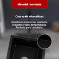 thumbnail image 4 of Tarja Maxims CS6545 Cuarzo 65 x 45 cm Negro Mate Submontar/Empotrar con Contracanasta, 4 of 6