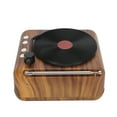 thumbnail image 3 of Mini reproductor de discos de vinilo Retro, altavoz inalámbrico con Bluetooth, Subwoofer de alta definición, caja de voz, 3 of 8