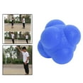 thumbnail image 4 of Reaction Ball Training Ball and Sensitive Agility Trainer Hexagonal Ball Coordination Trainer for Baseball Basketball Boxing Football Blue, 4 of 10