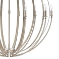 thumbnail image 4 of Atlas Lighting and Home 10-Light Open Spherical Framed Ceiling Chandelier - 44" - Beechwood, 4 of 5