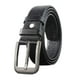 thumbnail image 1 of Qarigey Cinturón con hebilla de con textura única para hombre Cinturón de cuero simulado a la moda Cinturón de cuero verdadero Cinturones negro enquistado, 1 of 6