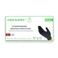 thumbnail image 1 of IVQIN GLOVES. BDG | Guantes de Nitrilo Biodegradables | 100 piezas | Talla L, 1 of 6