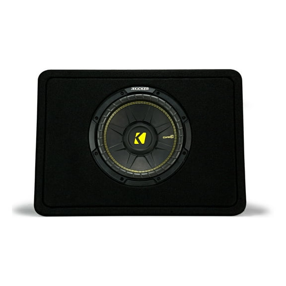 Kicker 44TCWC102 10" CompC 300-Watt 2-ohm Subwoofer in Thin-Profile Box
