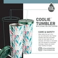 thumbnail image 4 of TAL Stainless Steel Coolie Tumbler 24oz, Green Tropical, 4 of 6
