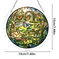 thumbnail image 4 of 7.4in Acrylic Jigsaw Puzzle Suncatcher – Brain Teaser Game for All Ages, Sun Catcher Puzzle for Window Hanging Gift #002, 4 of 7