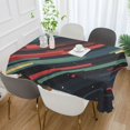 thumbnail image 2 of Yayeee Tablecloths 60" x 90" Rectangle Wrinkle Resistant Party Table Cover, Red Abstract Lines, 2 of 8