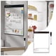 thumbnail image 3 of Pizarra magnética de borrado en seco - Pizarra blanca magnética para refrigerador - Pizarra blanca pequeña para refrigerador + 6 marcadores de colores con tapas de borrador - Pizarra magnética para, 3 of 3