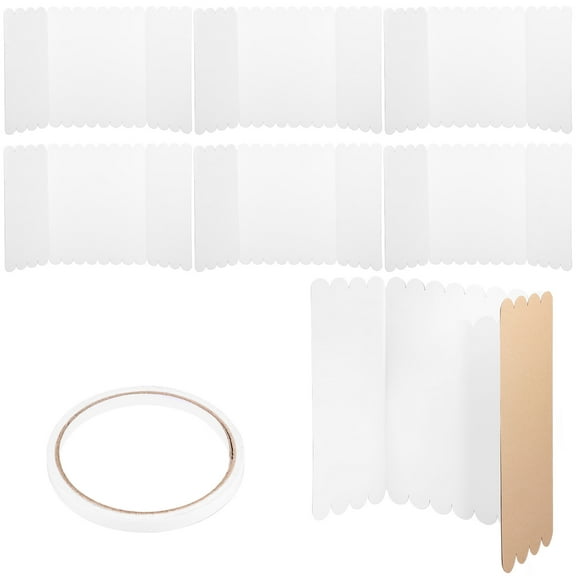 8Pcs Trifold Poster Board 24 x 15 Inch Portable Corrugated Cardboard with Tape Desk Privacy Baffle School Project Exhibition